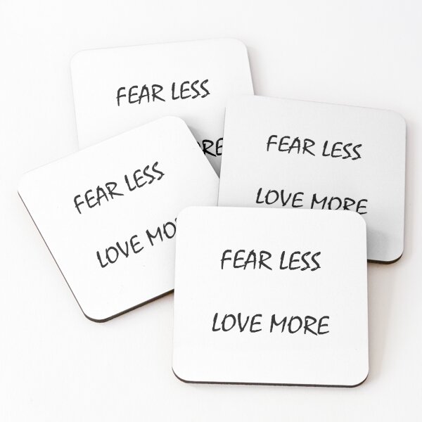 Item preview, "Fear Less Love More" designed and sold by Positive Mindzet!.