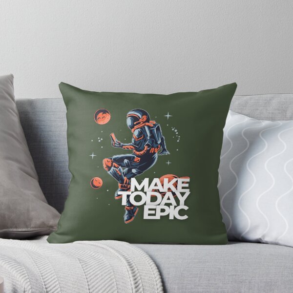 Item preview, Make Today Epic | Astronaut Illustration | Green Background designed and sold by RM-Journey.