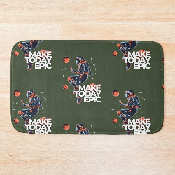 Item preview, Make Today Epic | Astronaut Illustration | Green Background designed and sold by RM-Journey.