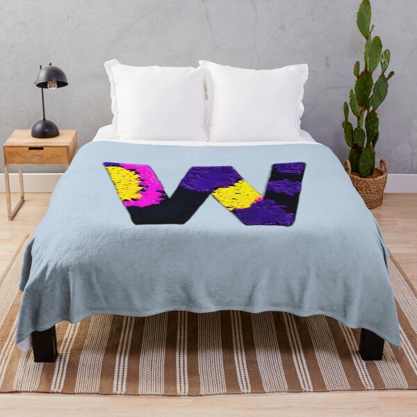 Item preview, letter W, monogram. typography collage. ABC art. gift designed and sold by Minibubb.