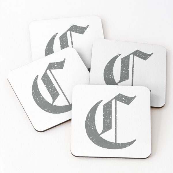 Item preview, Calligraphic Capital Letter C Grunge designed and sold by KTSubz Faith & Fun Designs.
