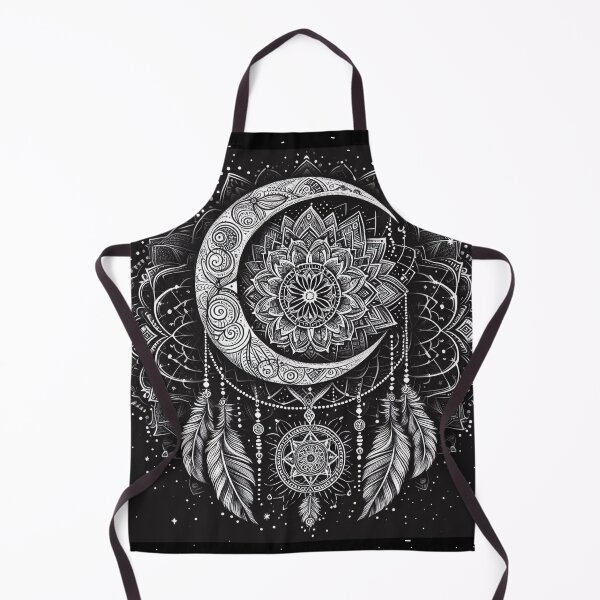 Item preview, Mandala Blanca con una Media Luna designed and sold by LESTERLOPEZ.