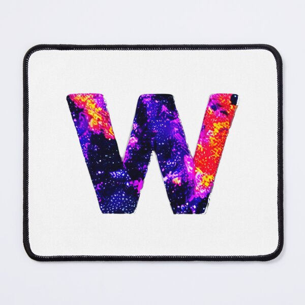 Item preview, letter W, monogram. typography collage. ABC art. gift designed and sold by Minibubb.
