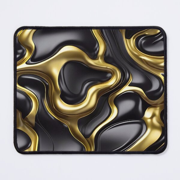 Item preview, Abstract Black And Gold Metallic Pattern designed and sold by TheArtOfPat.
