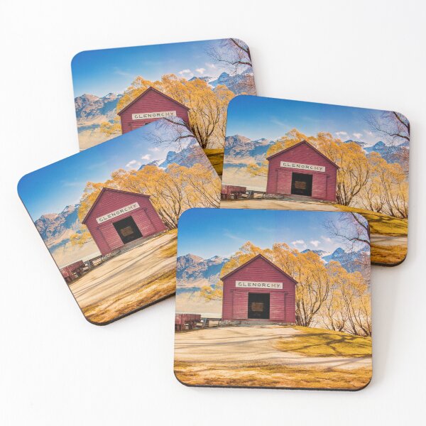 Item preview, Glenorchy Red Shed designed and sold by AbracadabraArt.