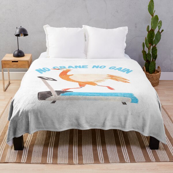 Item preview, No Crane No Gain! designed and sold by PunnyPawsArt.