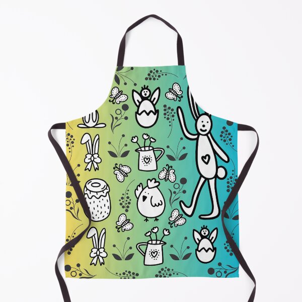Item preview, Gradient Color Floral Easter Doodle Elements Pattern Design designed and sold by Raise2Shine.