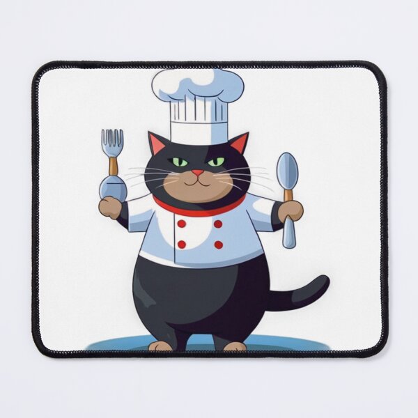 Item preview, Chubby Cook Black Kitty designed and sold by omerfdln34.