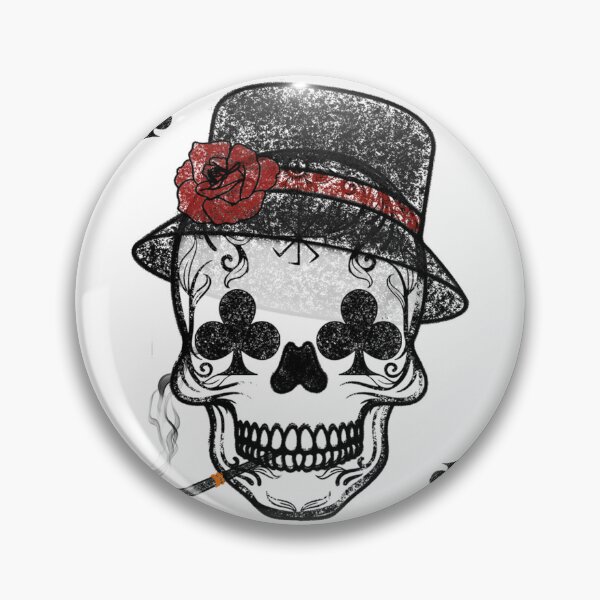 Item preview, card of clubs with a skull designed and sold by KalpeaTytto.