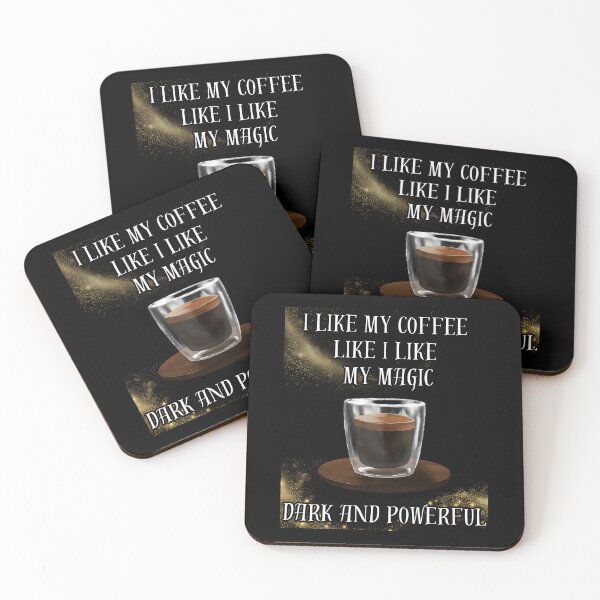 Item preview, I like my coffee like I like my magic - dark and powerful designed and sold by Imagin8Graphic.