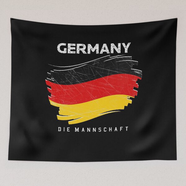 Item preview, Germany Football Fan Tee. Soccer Supporter Jersey Costume with Germany Team Slogan and German Flag Vintage Graphic designed and sold by Vintage-Graphic.