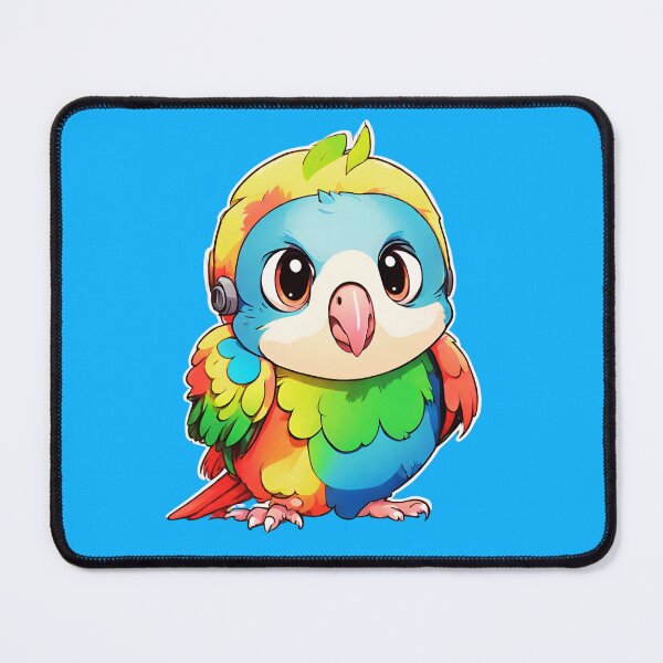 Item preview, Cute budgie Cartoon parrot designed and sold by Coolparrotgirl.
