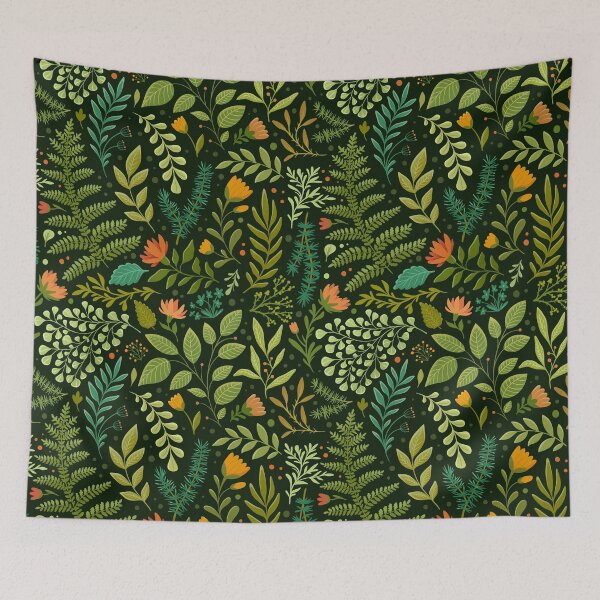 Item preview, Forest Plants Botanical Pattern  designed and sold by moon-rina.