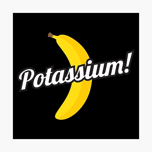 Item preview, POTASSIUM (banana fruit) designed and sold by frikybomb.