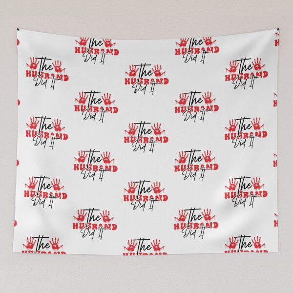 Item preview, The Husband Did It-funny true crime gift idea. designed and sold by BRtisticDesigns.
