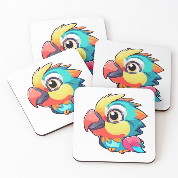 Item preview, Cute cockatoo Cartoon parrot  designed and sold by Coolparrotgirl.