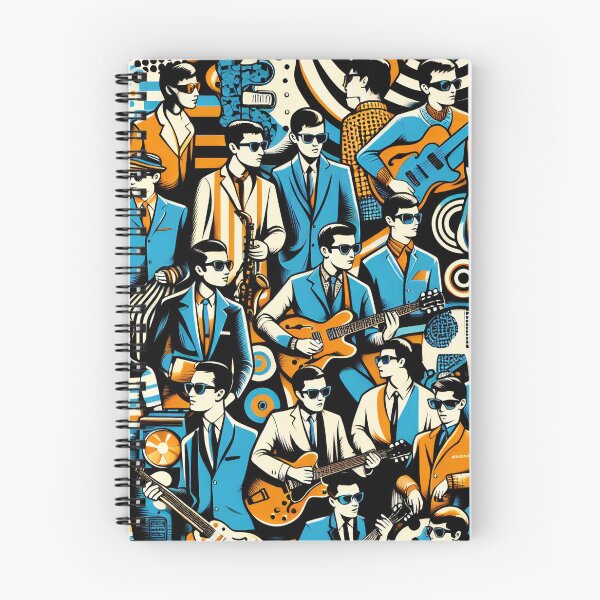Item preview, Slick Riffs and Sharp Suits A Mod Revival designed and sold by ArtComixHaven.