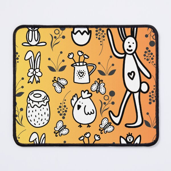 Item preview, Gradient Colorful Floral Easter Doodle Elements Pattern Design designed and sold by Raise2Shine.