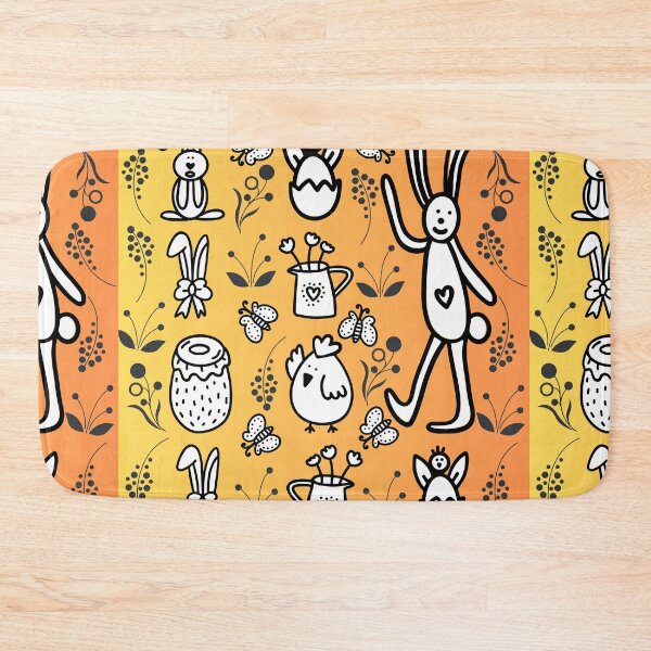 Item preview, Gradient Colorful Floral Easter Doodle Elements Pattern Design designed and sold by Raise2Shine.