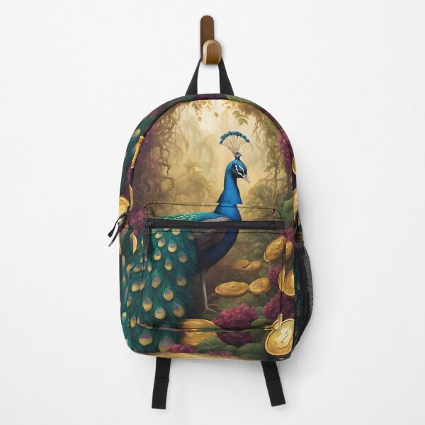 Item preview, Beautiful Blue Peacock and gold  designed and sold by Sugar Wisdom .