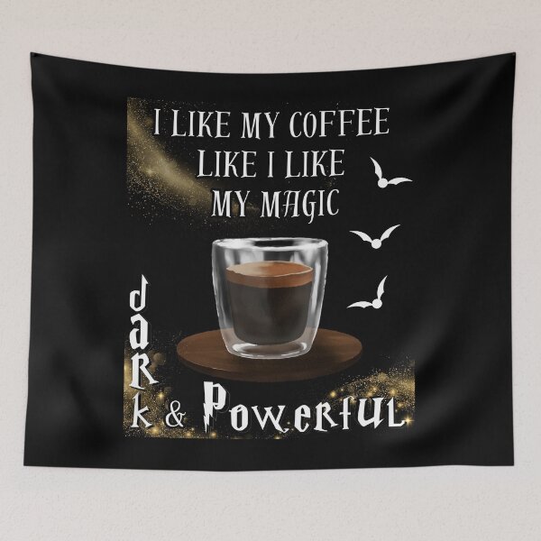 Item preview, I like my coffee like I like my magic - dark and powerful designed and sold by Imagin8Graphic.