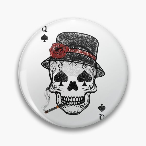 Item preview, spade card with skull designed and sold by KalpeaTytto.