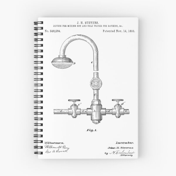 Item preview, Hot And Cold Water Mixer White Background designed and sold by Peek-Designs.