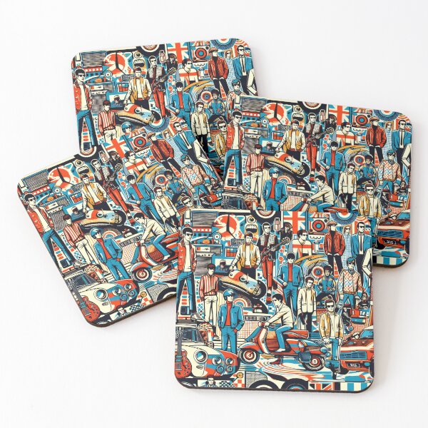 Item preview, Vintage Vibes Revving Through the Mod Era in Style designed and sold by ArtComixHaven.