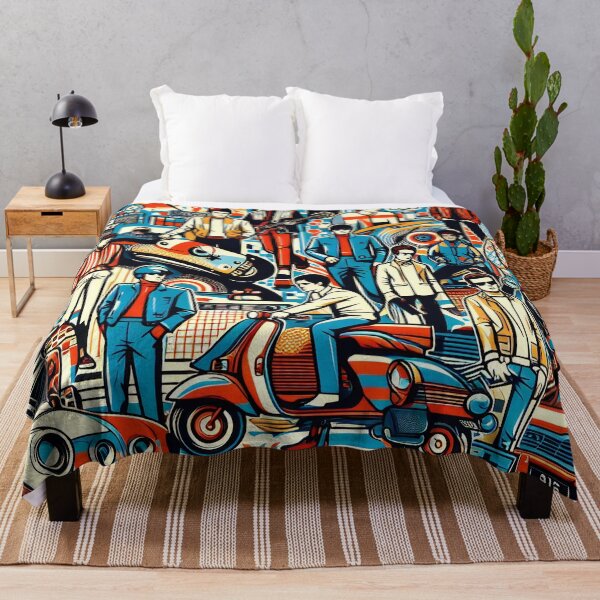 Item preview, Vintage Vibes Revving Through the Mod Era in Style designed and sold by ArtComixHaven.