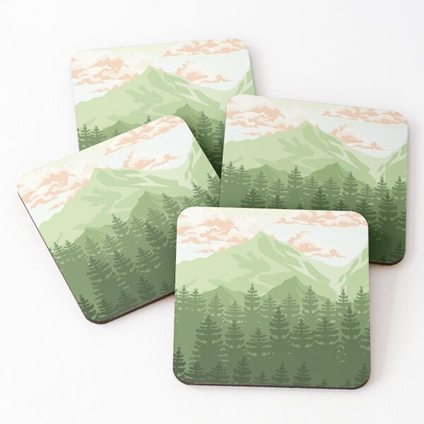 Item preview, Declare The Good News 2024 Convention, Pink and Green Mountains and Forest designed and sold by CottonKandyShop.