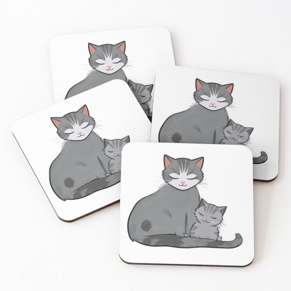 Item preview, Mom and Kitten Sleeping designed and sold by omerfdln34.