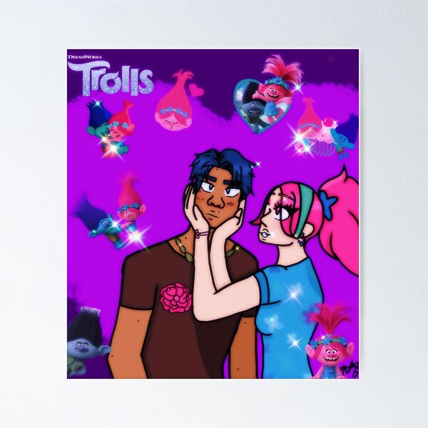 Item preview, Trolls Branch x Poppy w/stickers designed and sold by gh0stg0thb4b3.