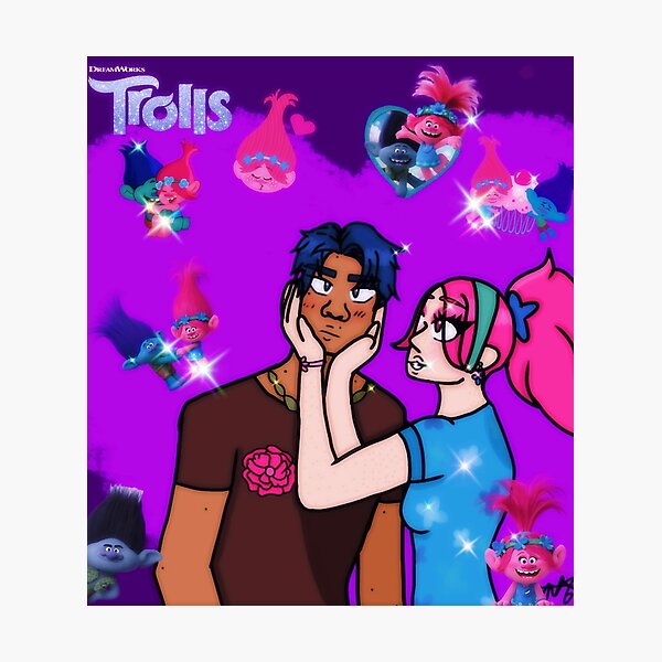 Item preview, Trolls Branch x Poppy w/stickers designed and sold by gh0stg0thb4b3.