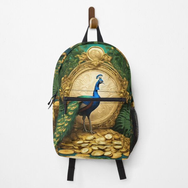 Item preview, Beautiful Blue Peacock and gold  designed and sold by Sugar Wisdom .