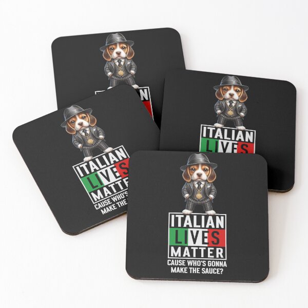 Item preview, Mobster Beagle Italian Lives Matter designed and sold by Bigfoot T-Shirt Co..