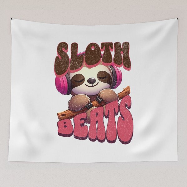 Item preview, Chill Vibes Music Lover Sloth designed and sold by vk09.