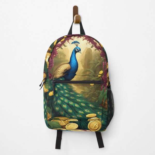 Item preview, Beautiful Blue Peacock and gold  designed and sold by Sugar Wisdom .