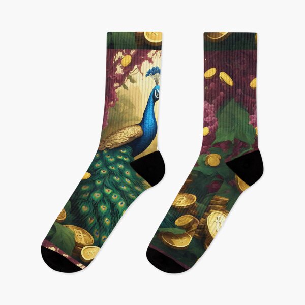 Item preview, Beautiful Blue Peacock and gold  designed and sold by Sugar Wisdom .