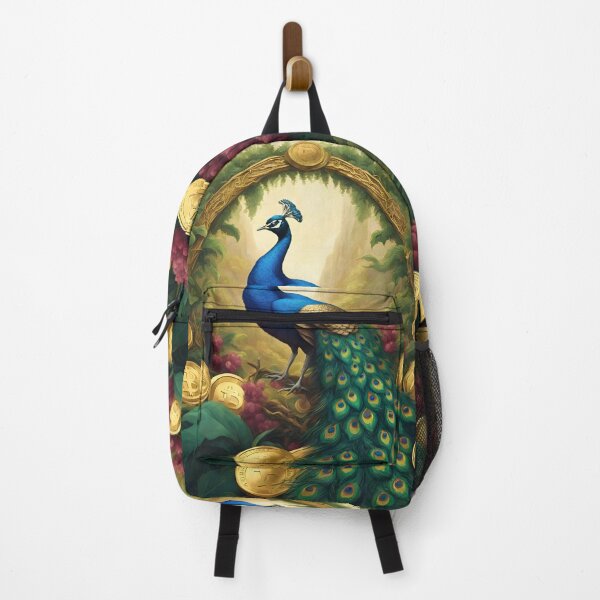 Item preview, Beautiful Blue Peacock and gold designed and sold by Sugar Wisdom .