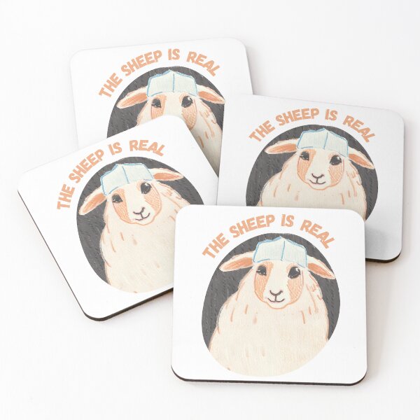 Item preview, The Sheep Is Real designed and sold by PunnyPawsArt.
