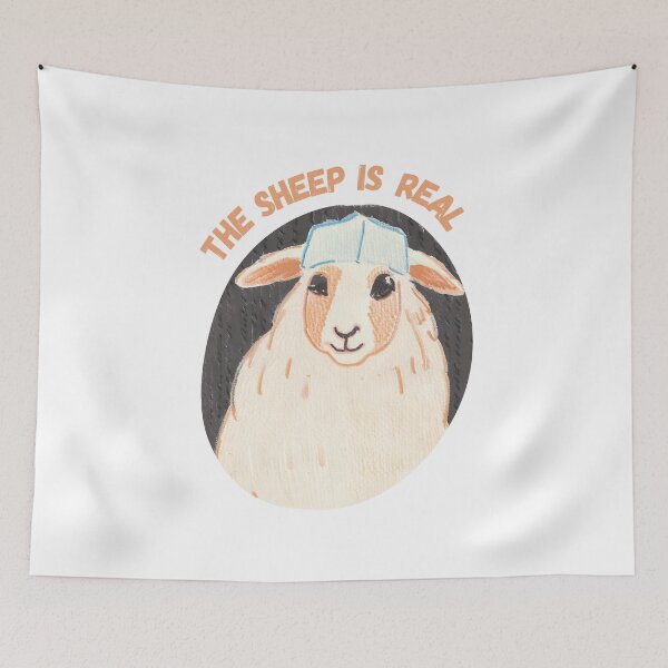 Item preview, The Sheep Is Real designed and sold by PunnyPawsArt.