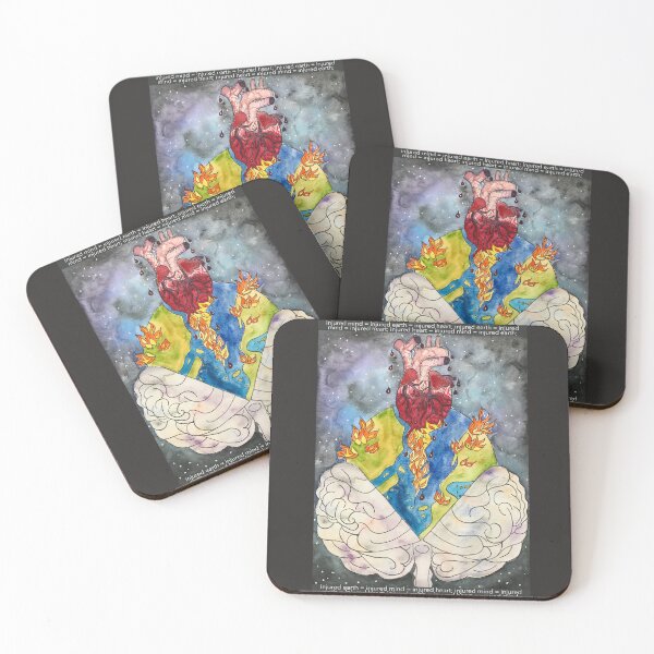 Item preview, Injured Mind = Injured Earth = Injured Heart  designed and sold by M.K. Designs.