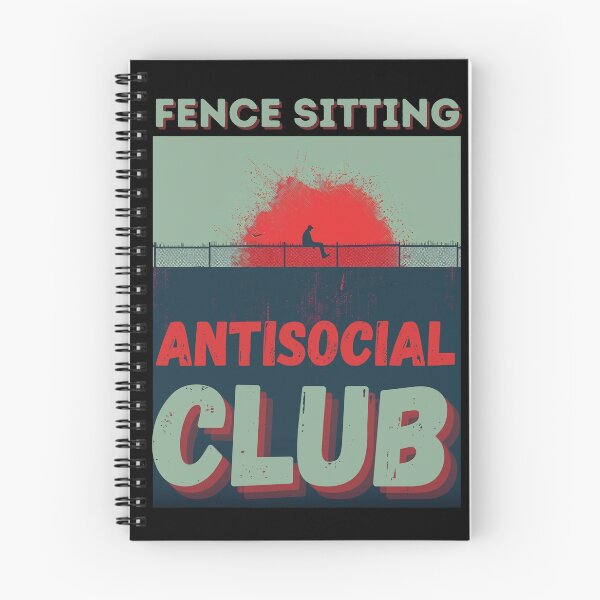 Item preview, Fence Sitting Antisocial Club gifts for Introverts designed and sold by YenViolet.