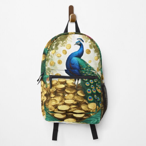 Item preview, Beautiful Blue Peacock and gold  designed and sold by Sugar Wisdom .