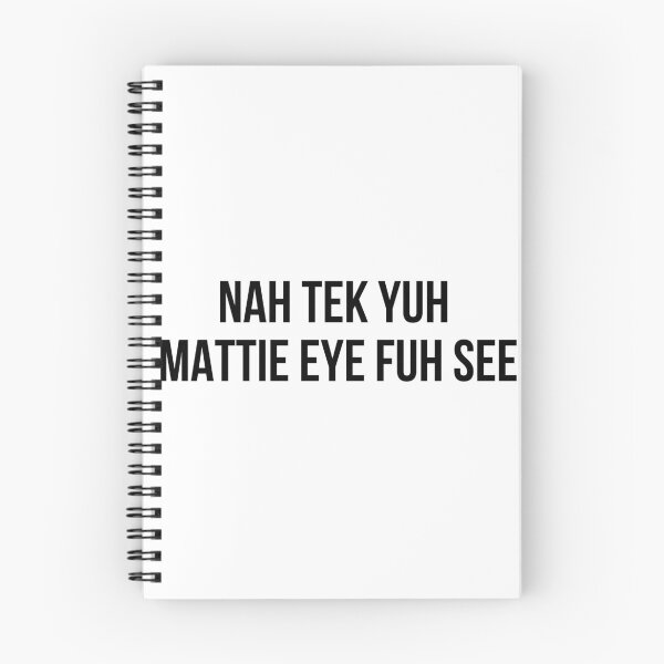 Item preview, Nah Tek Yuh Mattie Eye fuh See designed and sold by Lorets-Designs.