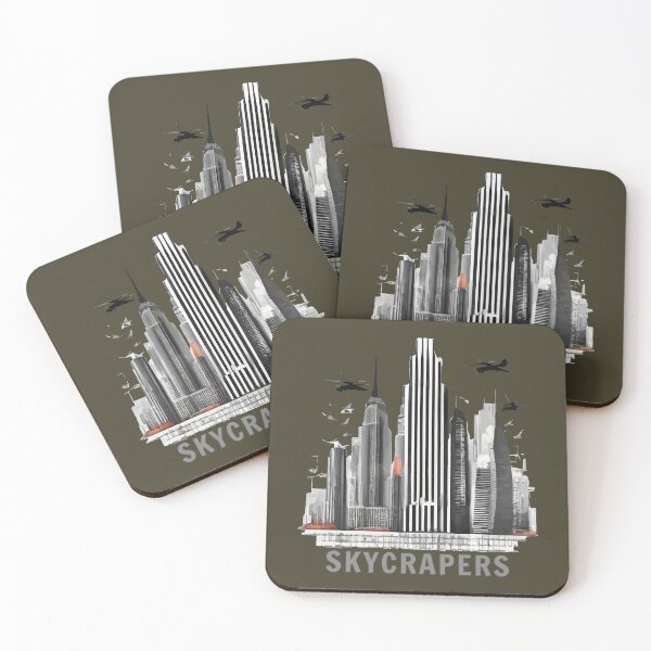 Item preview, Cool t-shirt for those who like skyscrapers and airplanes- 'SKYCRAPERS'. designed and sold by Gadget80.
