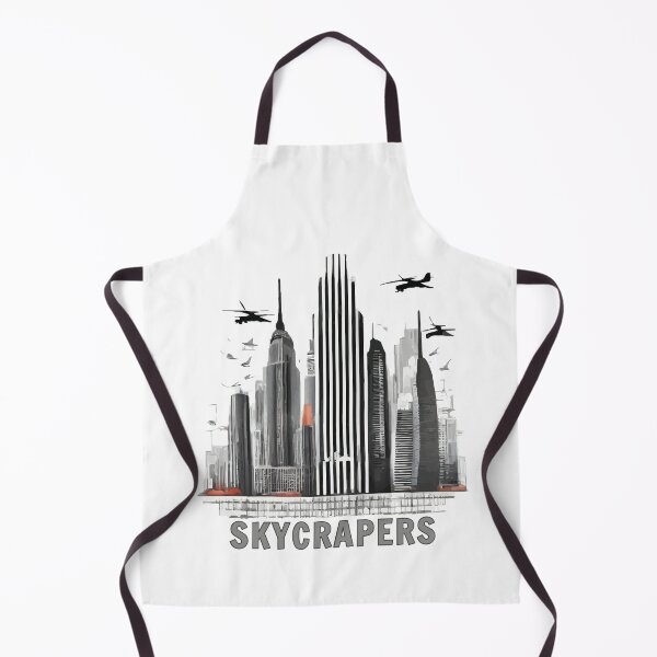 Item preview, Cool t-shirt for those who like skyscrapers and airplanes- 'SKYCRAPERS'. designed and sold by Gadget80.