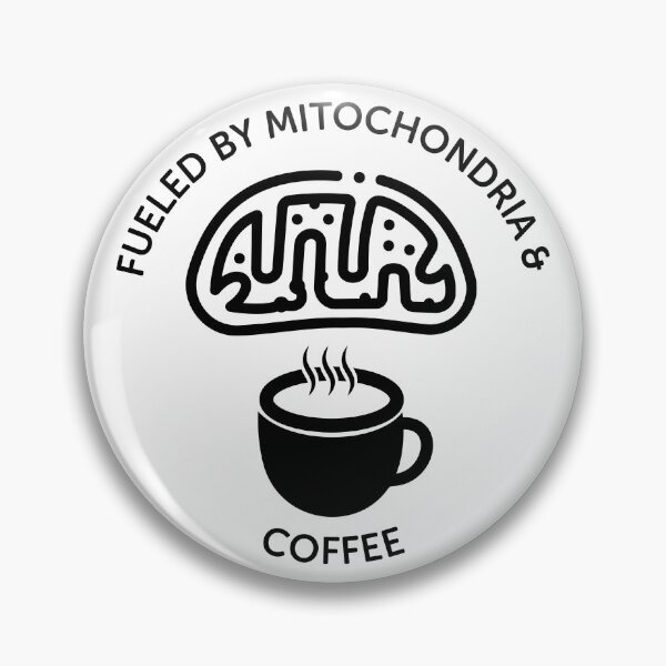 Item preview, Fueled By Mitochondria And Coffee designed and sold by ScienceCorner.