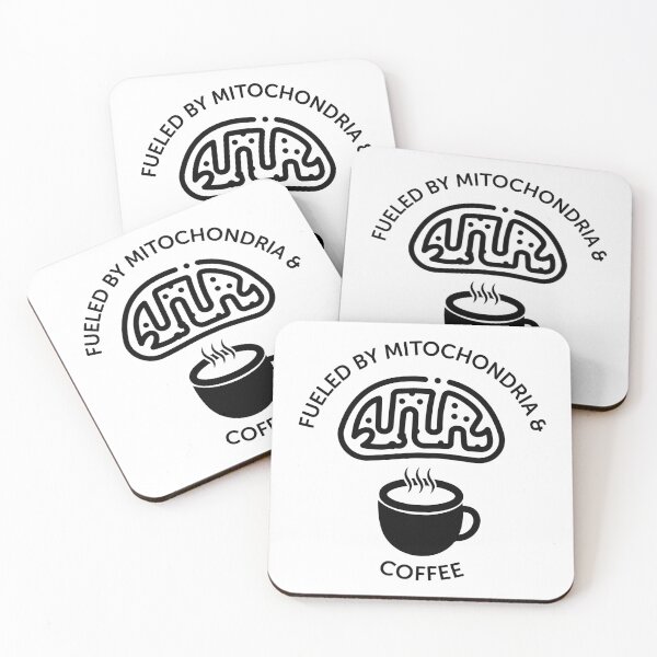 Item preview, Fueled By Mitochondria And Coffee designed and sold by ScienceCorner.