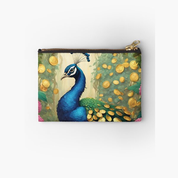 Item preview, Beautiful Blue Peacock and gold  designed and sold by Sugar Wisdom .